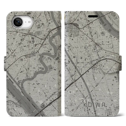 【小岩（東京都）】地図柄iPhoneケース（手帳タイプ）