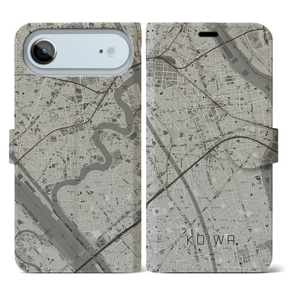 【小岩（東京都）】地図柄iPhoneケース（手帳タイプ）