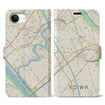 【小岩（東京都）】地図柄iPhoneケース（手帳タイプ）