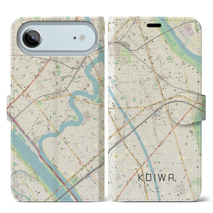 【小岩（東京都）】地図柄iPhoneケース（手帳タイプ）