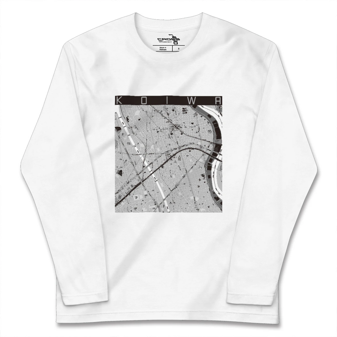 【小岩(東京都)】地図柄ロングスリーブTシャツ