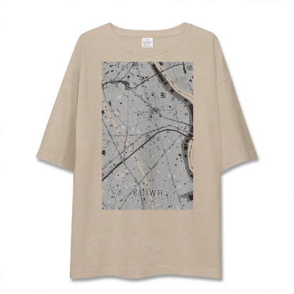 【小岩（東京都）】地図柄ビッグシルエットTシャツ