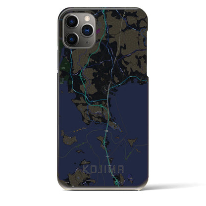 【児島（岡山県）】地図柄iPhoneケース（バックカバータイプ）