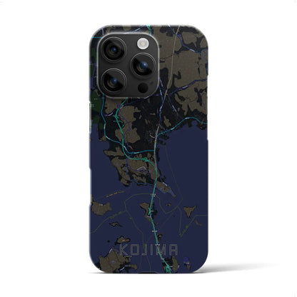 【児島（岡山県）】地図柄iPhoneケース（バックカバータイプ）