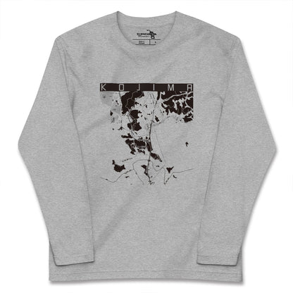 【児島（岡山県）】地図柄ロングスリーブTシャツ