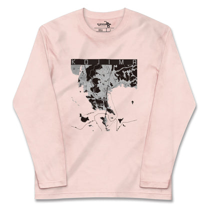【児島（岡山県）】地図柄ロングスリーブTシャツ
