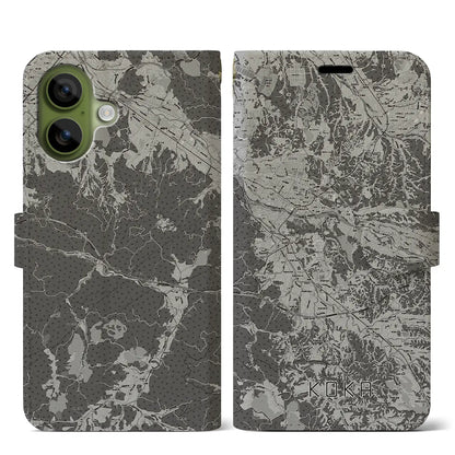 【甲賀（滋賀県）】地図柄iPhoneケース（手帳タイプ）