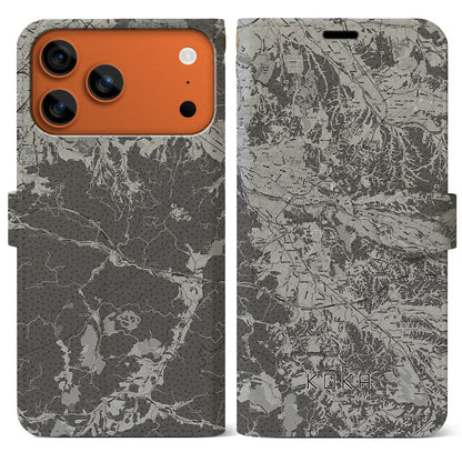 【甲賀（滋賀県）】地図柄iPhoneケース（手帳タイプ）