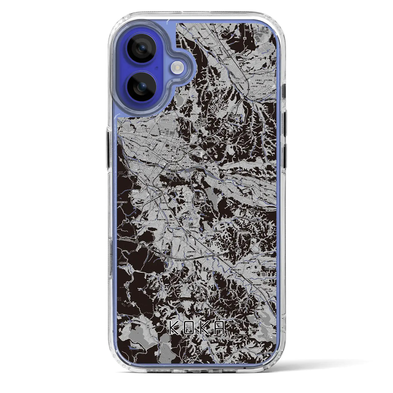 【甲賀（滋賀県）】地図柄iPhoneケース（MagSafeタイプ）
