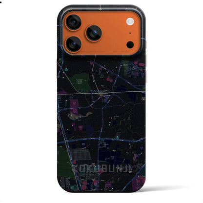 【国分寺（東京都）】地図柄iPhoneケース（バックカバータイプ）