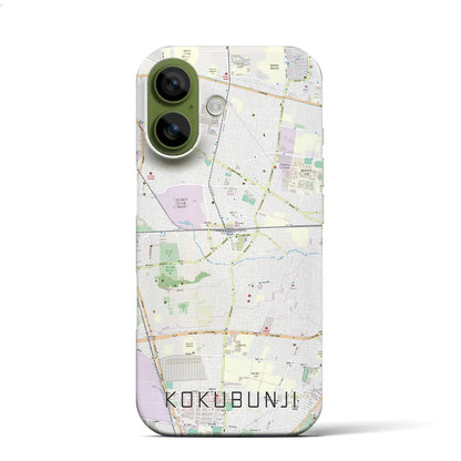 【国分寺（東京都）】地図柄iPhoneケース（バックカバータイプ）