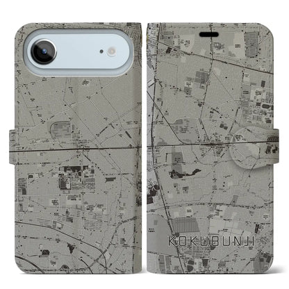 【国分寺（東京都）】地図柄iPhoneケース（手帳タイプ）