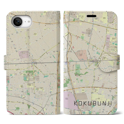 【国分寺（東京都）】地図柄iPhoneケース（手帳タイプ）