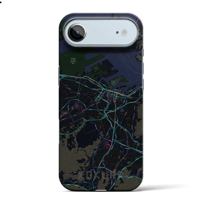 【小倉（福岡県）】地図柄iPhoneケース（バックカバータイプ）