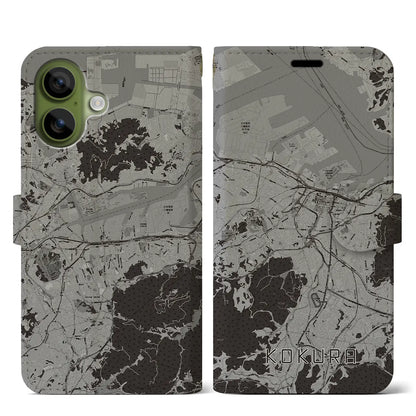 【小倉（福岡県）】地図柄iPhoneケース（手帳タイプ）