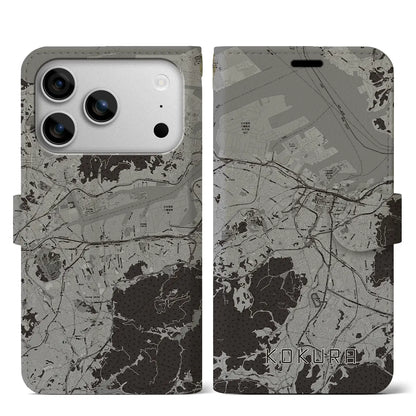 【小倉（福岡県）】地図柄iPhoneケース（手帳タイプ）