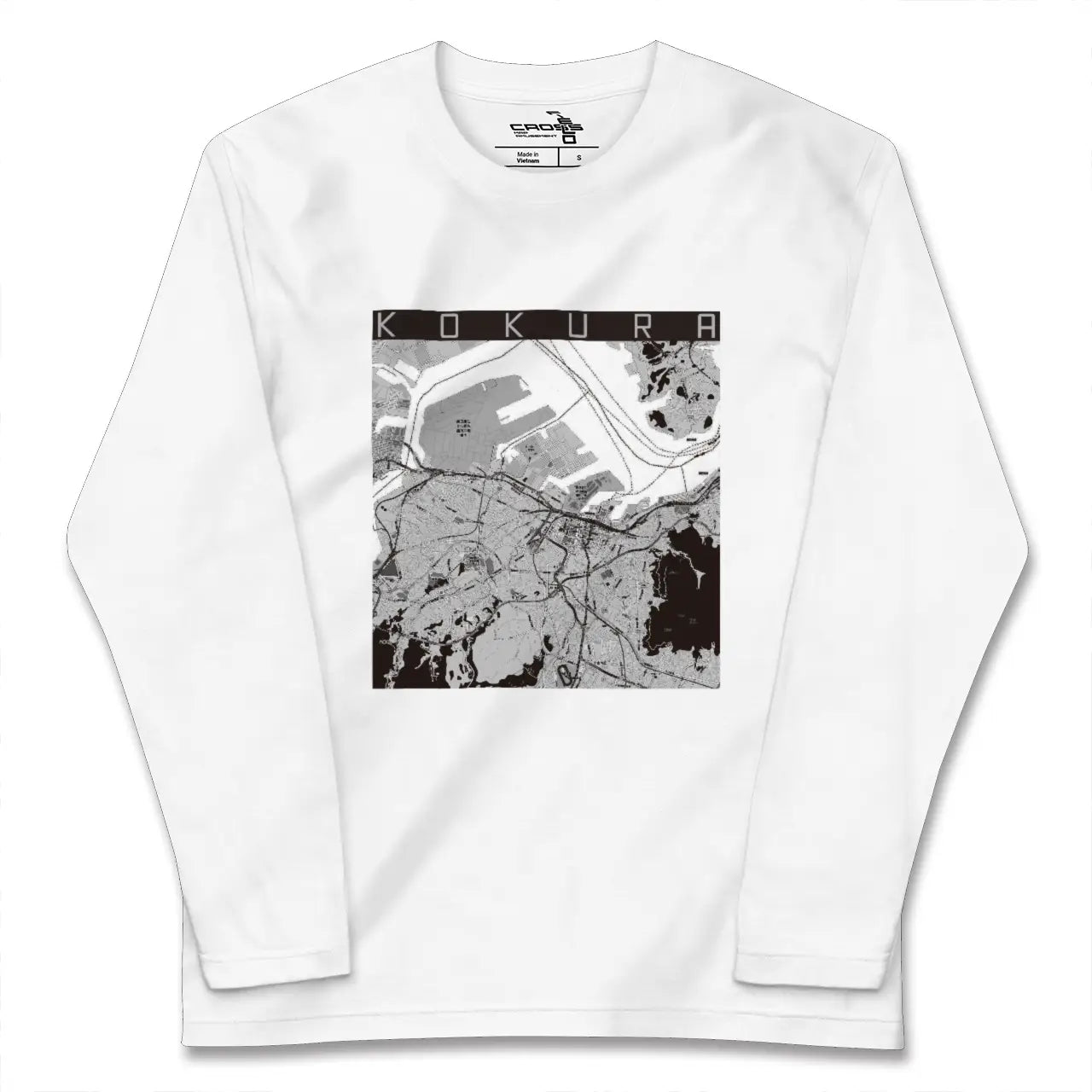 【小倉（福岡県）】地図柄ロングスリーブTシャツ