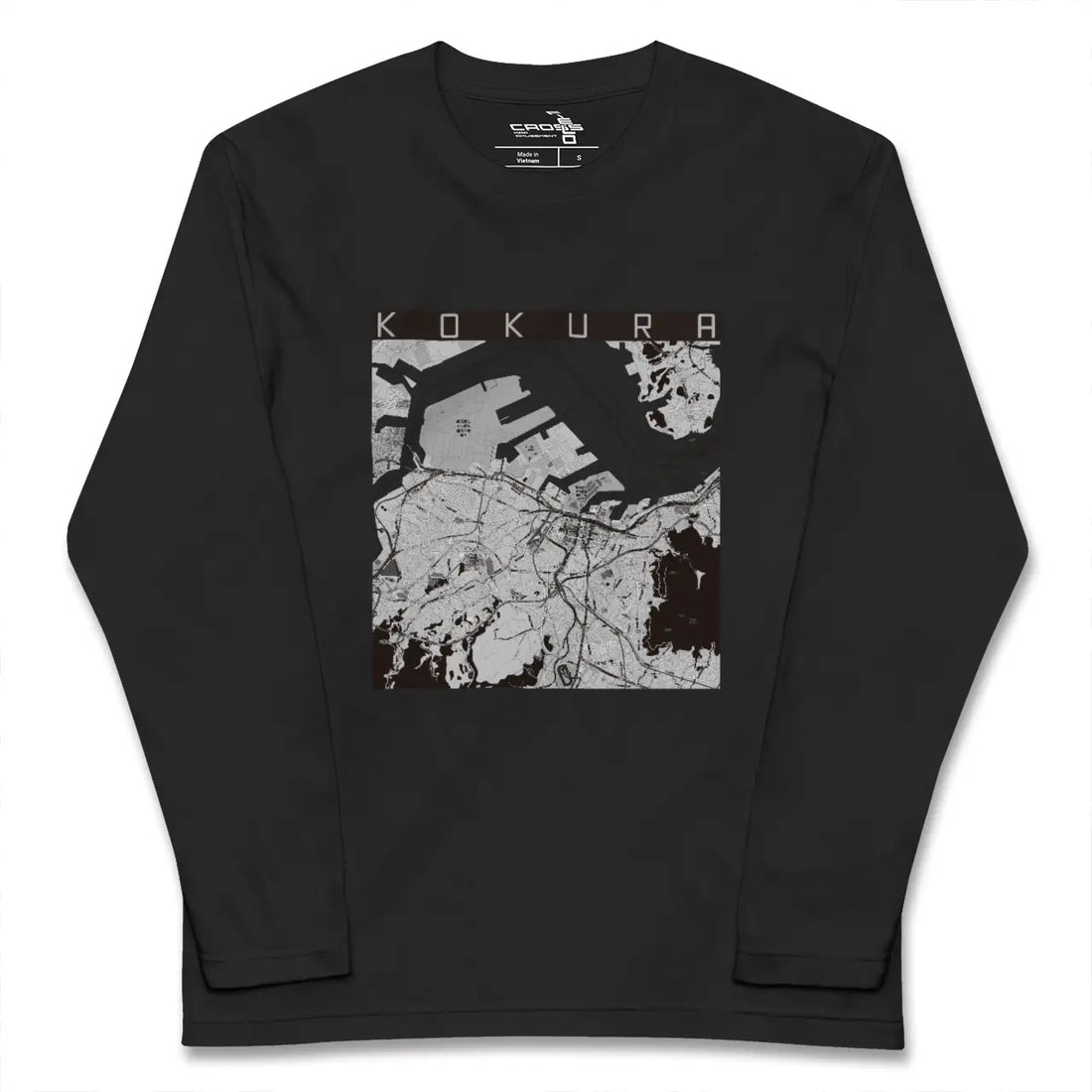 【小倉（福岡県）】地図柄ロングスリーブTシャツ