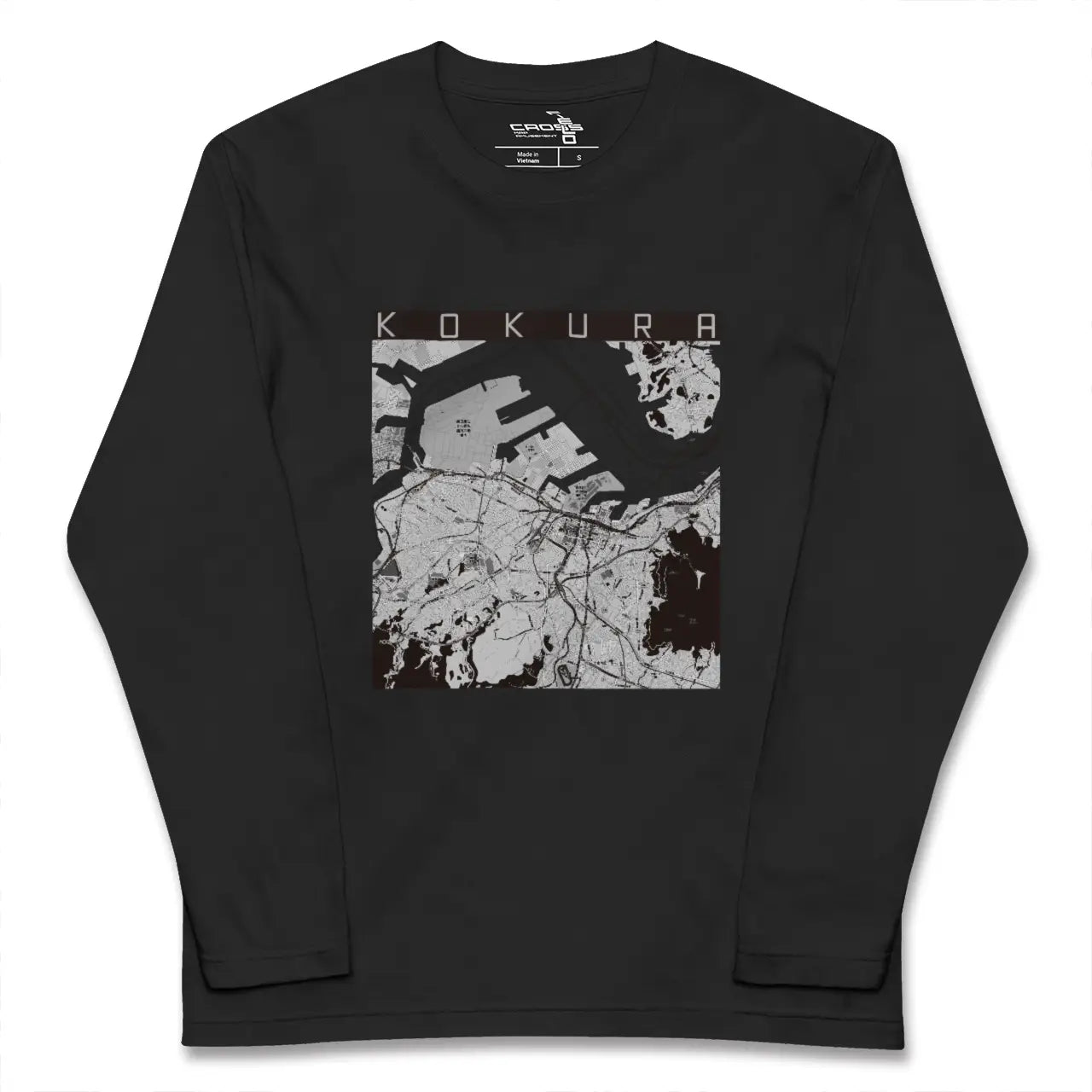 【小倉（福岡県）】地図柄ロングスリーブTシャツ