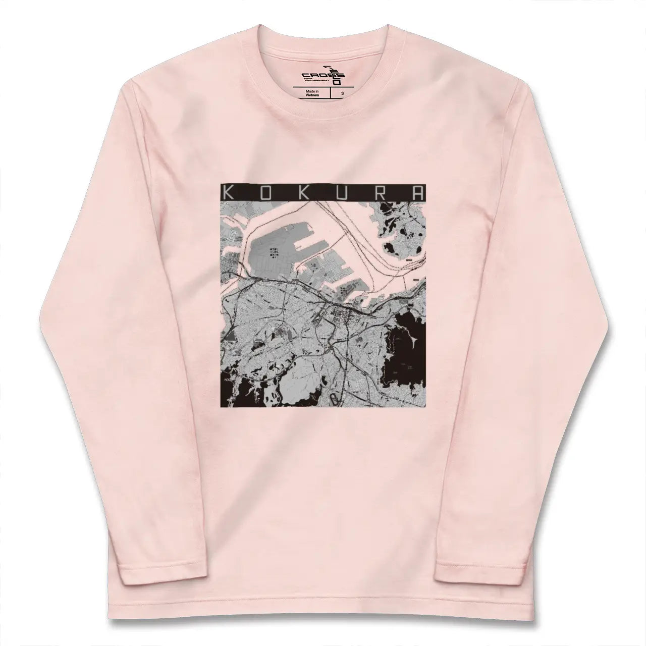 【小倉（福岡県）】地図柄ロングスリーブTシャツ