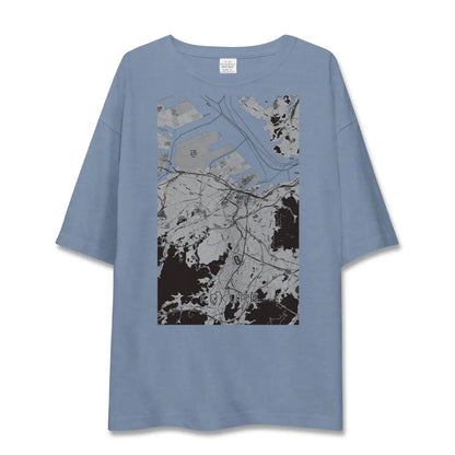 【小倉（福岡県）】地図柄ビッグシルエットTシャツ