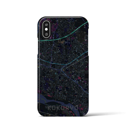 【国領（東京都）】地図柄iPhoneケース（バックカバータイプ）