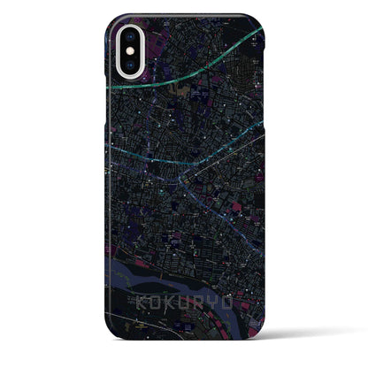 【国領（東京都）】地図柄iPhoneケース（バックカバータイプ）