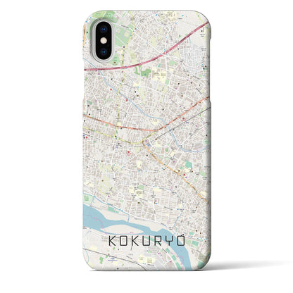 【国領（東京都）】地図柄iPhoneケース（バックカバータイプ）