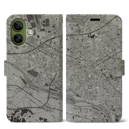 【国領（東京都）】地図柄iPhoneケース（手帳タイプ）