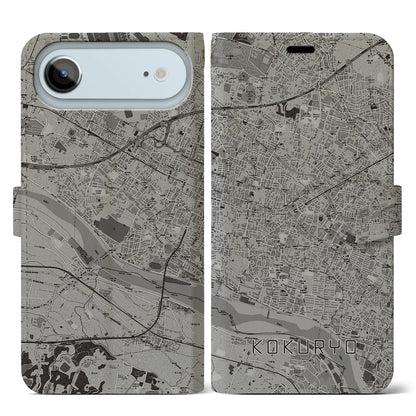 【国領（東京都）】地図柄iPhoneケース（手帳タイプ）