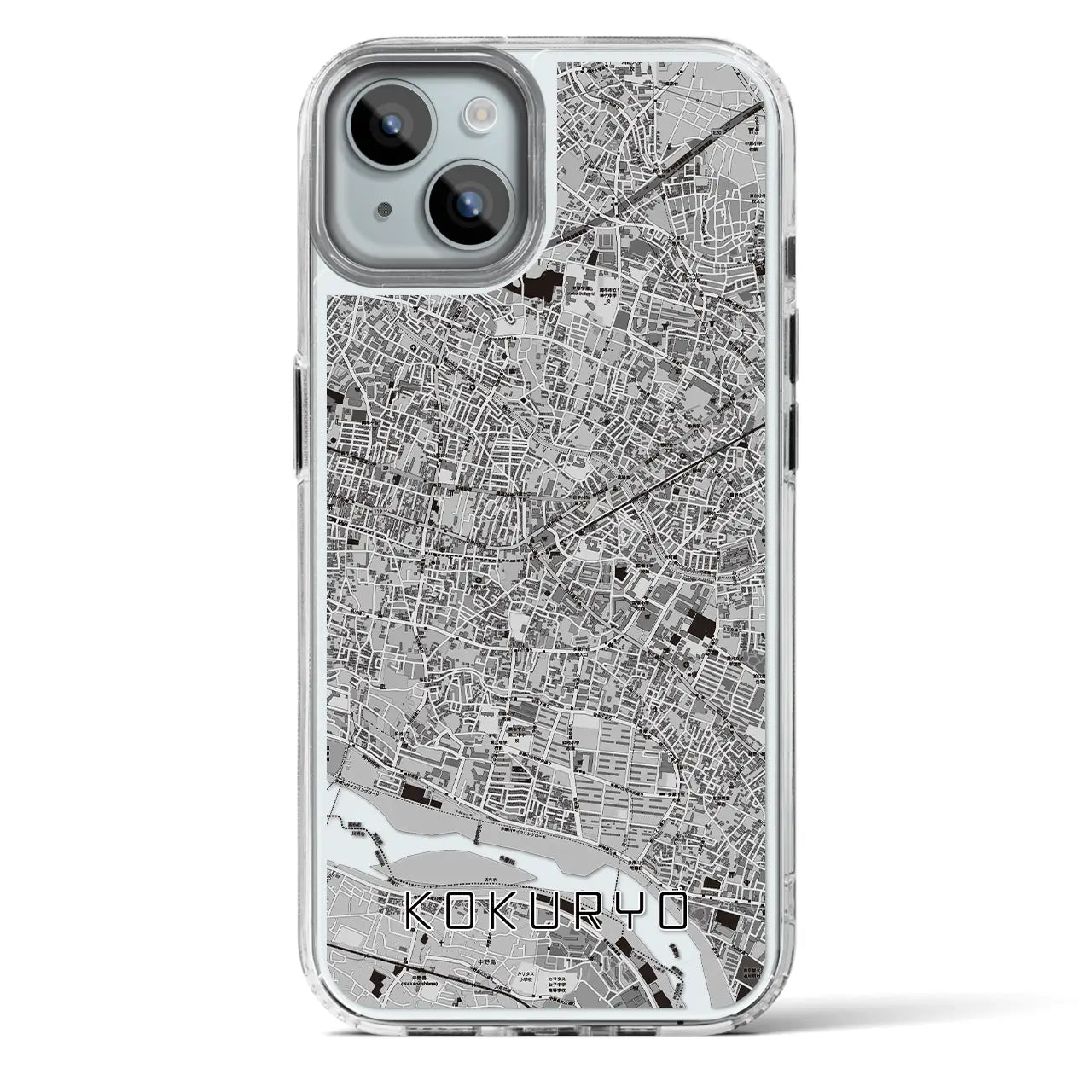 【国領（東京都）】地図柄iPhoneケース（MagSafeタイプ）