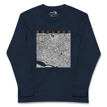 【国領（東京都）】地図柄ロングスリーブTシャツ