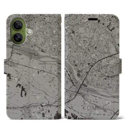 【狛江（東京都）】地図柄iPhoneケース（手帳タイプ）