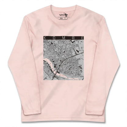 【狛江（東京都）】地図柄ロングスリーブTシャツ