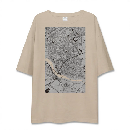【狛江（東京都）】地図柄ビッグシルエットTシャツ