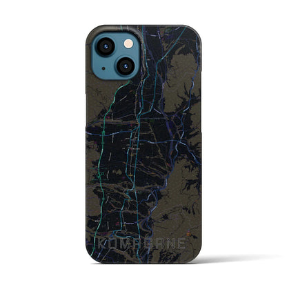 【駒ヶ根（長野県）】地図柄iPhoneケース（バックカバータイプ）