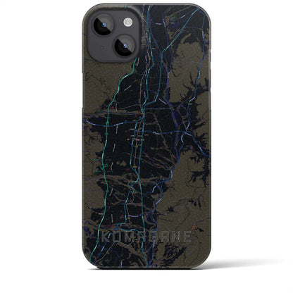 【駒ヶ根（長野県）】地図柄iPhoneケース（バックカバータイプ）