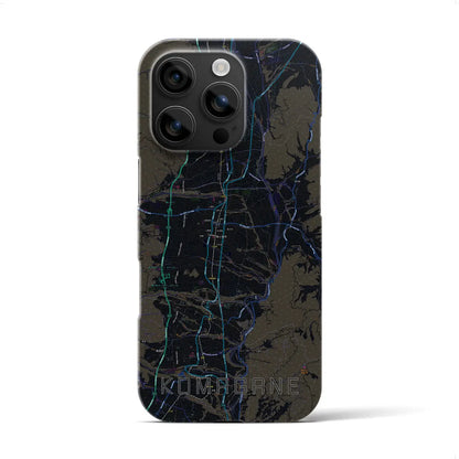 【駒ヶ根（長野県）】地図柄iPhoneケース（バックカバータイプ）