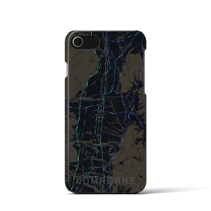 【駒ヶ根（長野県）】地図柄iPhoneケース（バックカバータイプ）