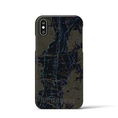 【駒ヶ根（長野県）】地図柄iPhoneケース（バックカバータイプ）