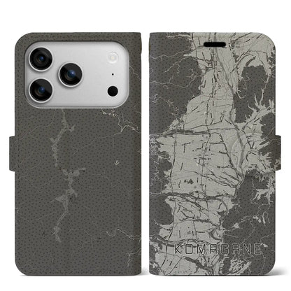 【駒ヶ根（長野県）】地図柄iPhoneケース（手帳タイプ）