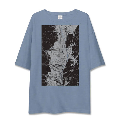 【駒ヶ根（長野県）】地図柄ビッグシルエットTシャツ