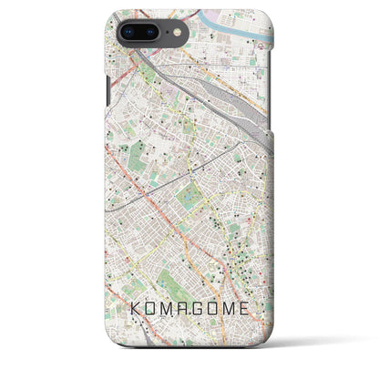 【駒込（東京都）】地図柄iPhoneケース（バックカバータイプ）