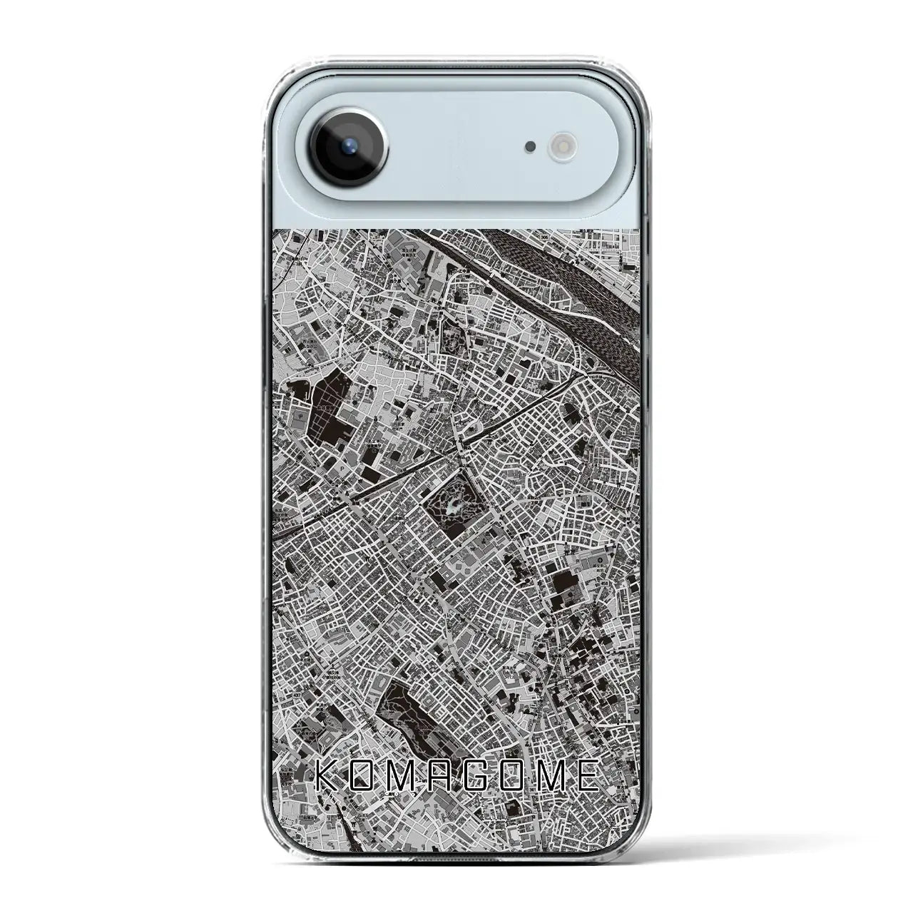 【駒込（東京都）】地図柄iPhoneケース（クリアタイプ）