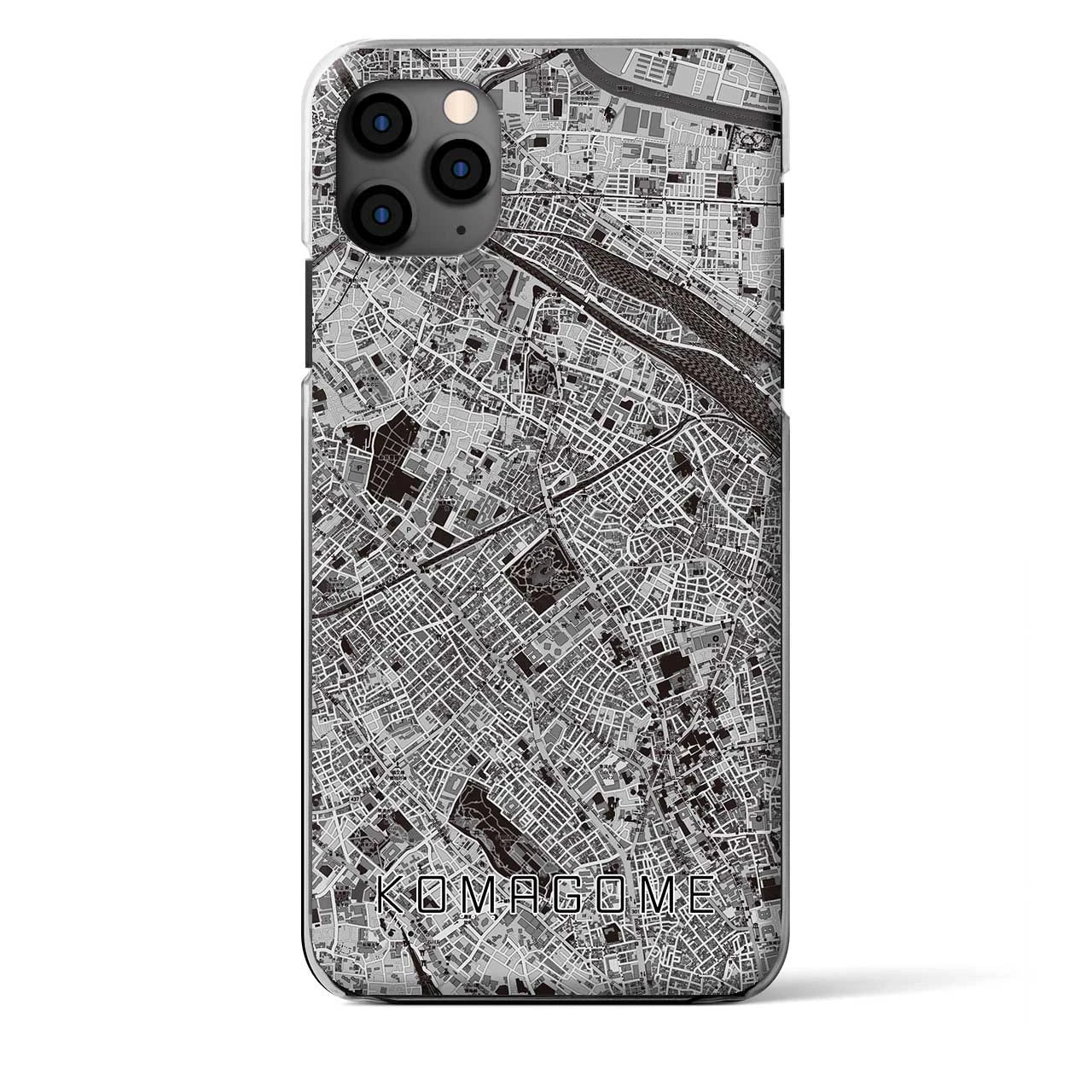 【駒込（東京都）】地図柄iPhoneケース（クリアタイプ）