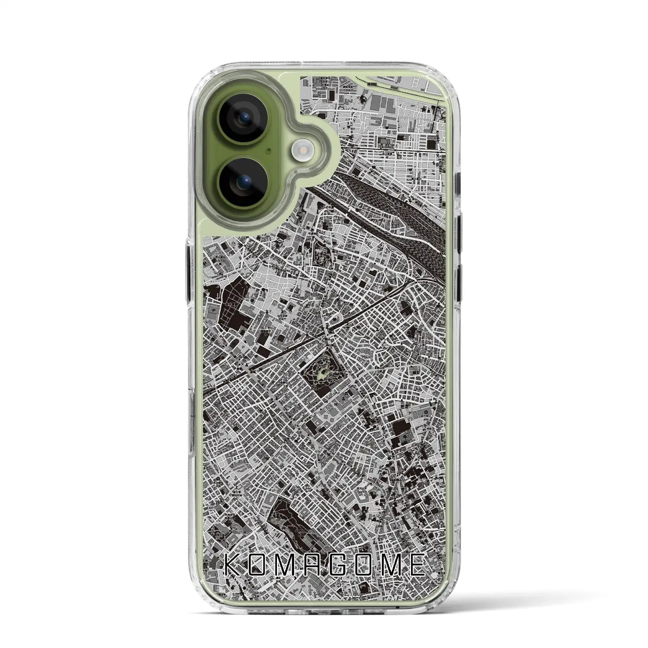 【駒込（東京都）】地図柄iPhoneケース（MagSafeタイプ）
