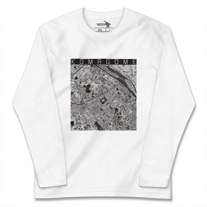 【駒込（東京都）】地図柄ロングスリーブTシャツ