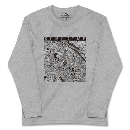 【駒込（東京都）】地図柄ロングスリーブTシャツ