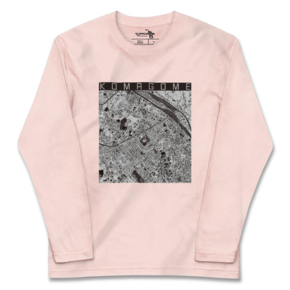 【駒込（東京都）】地図柄ロングスリーブTシャツ