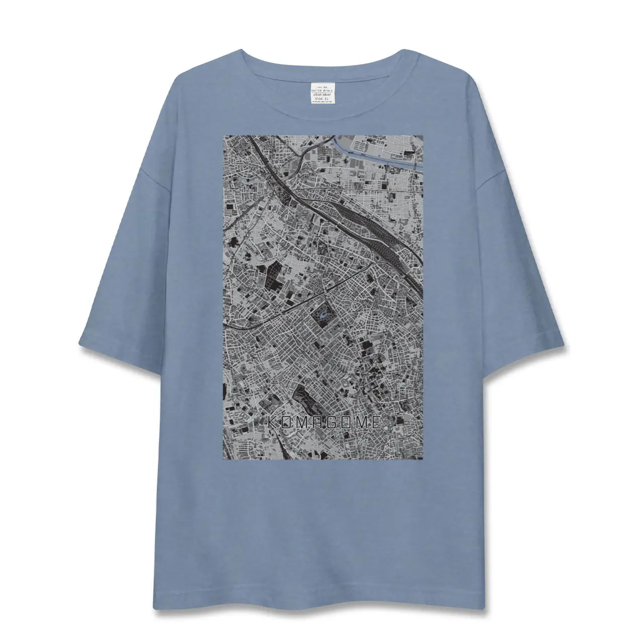【駒込（東京都）】地図柄ビッグシルエットTシャツ